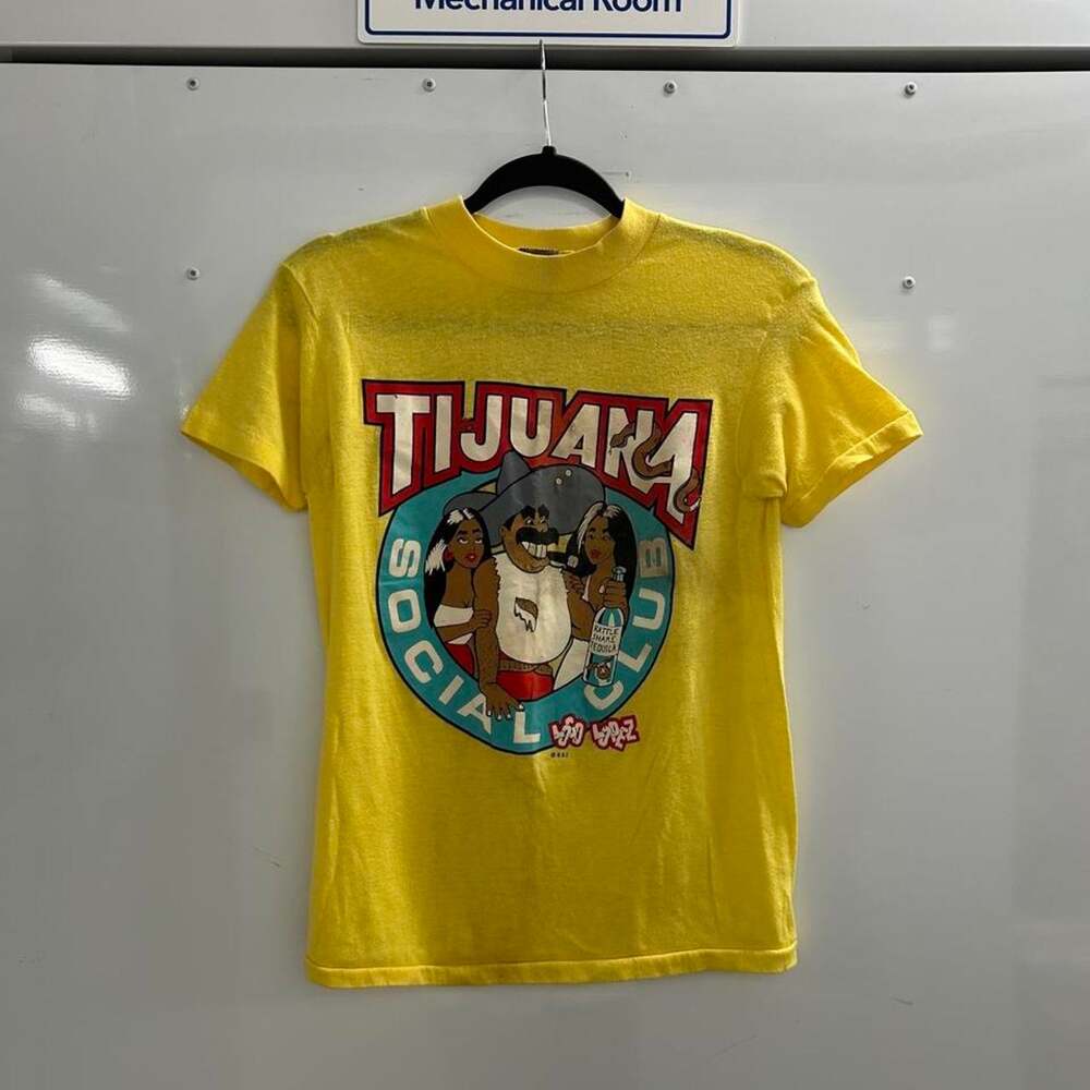 Vintage 80s Tijuana Social Club Rattlesnake Tequila Tee 🐍